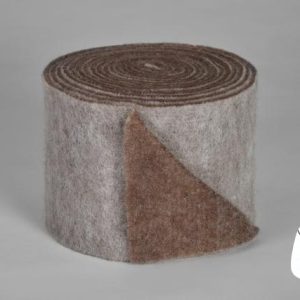 Klausi wol vilt grijs bruin