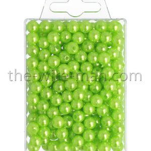 Perlen Apfelgrün | 8mm | 250 Stück