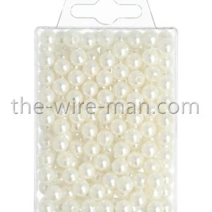Perlen Weiß | 8mm | 250 Stück