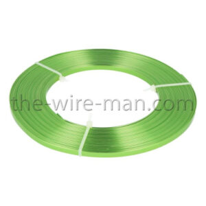 Aluminium-draad-vlak-appelgroen