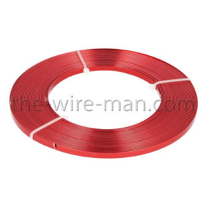 aluminium-draad-vlak-rood